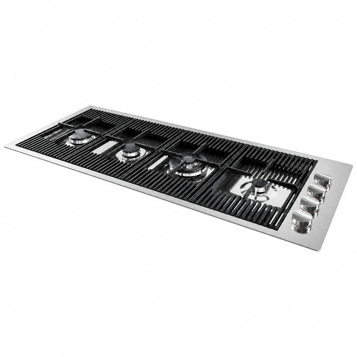 115cm - Milano Lusso 4-Burner Gas Hobs Gold - Copper - Gun Metal - Stainless Steel