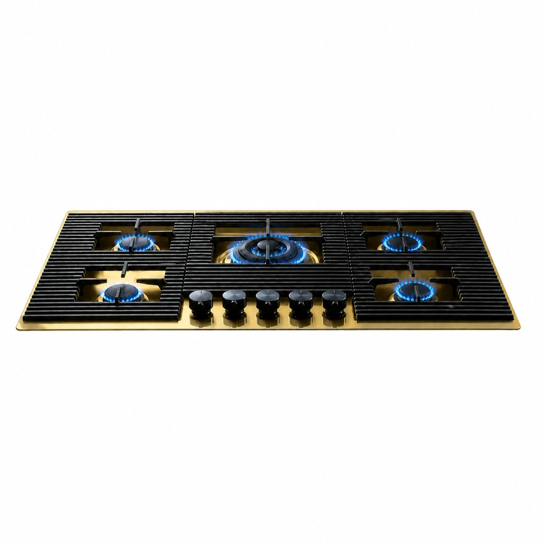 80cm - Milano Lusso 5-Burner Gas Hobs - Luxair Cooker Hoods Limited