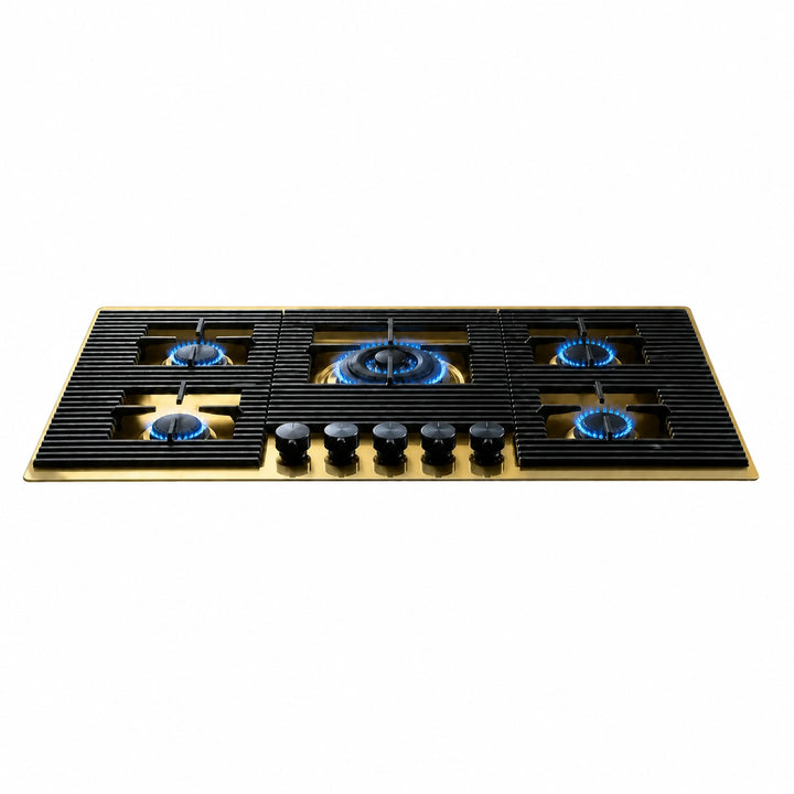 80cm - Milano Lusso 5-Burner Gas Hobs - Luxair Cooker Hoods Limited