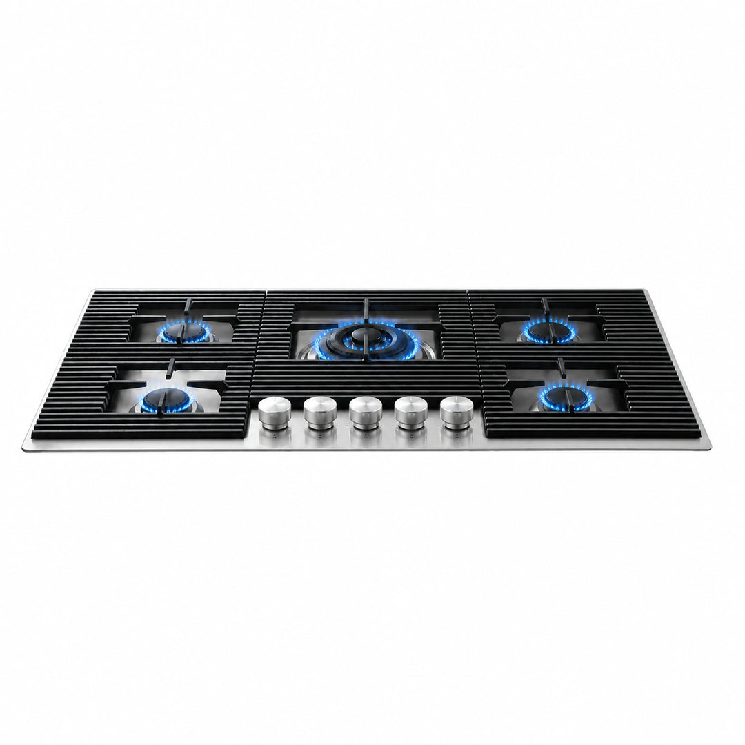 80cm - Milano Lusso 5-Burner Gas Hobs - Luxair Cooker Hoods Limited