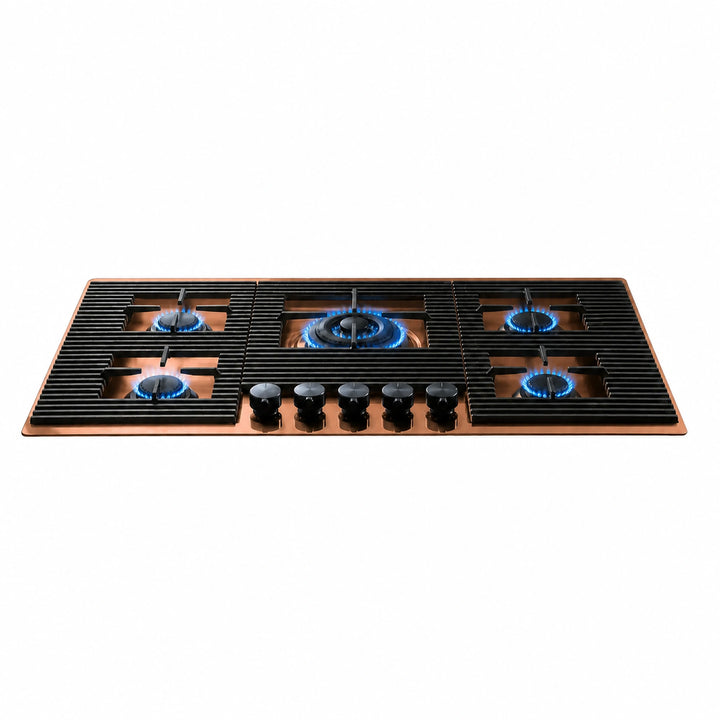 80cm - Milano Lusso 5-Burner Gas Hobs - Luxair Cooker Hoods Limited