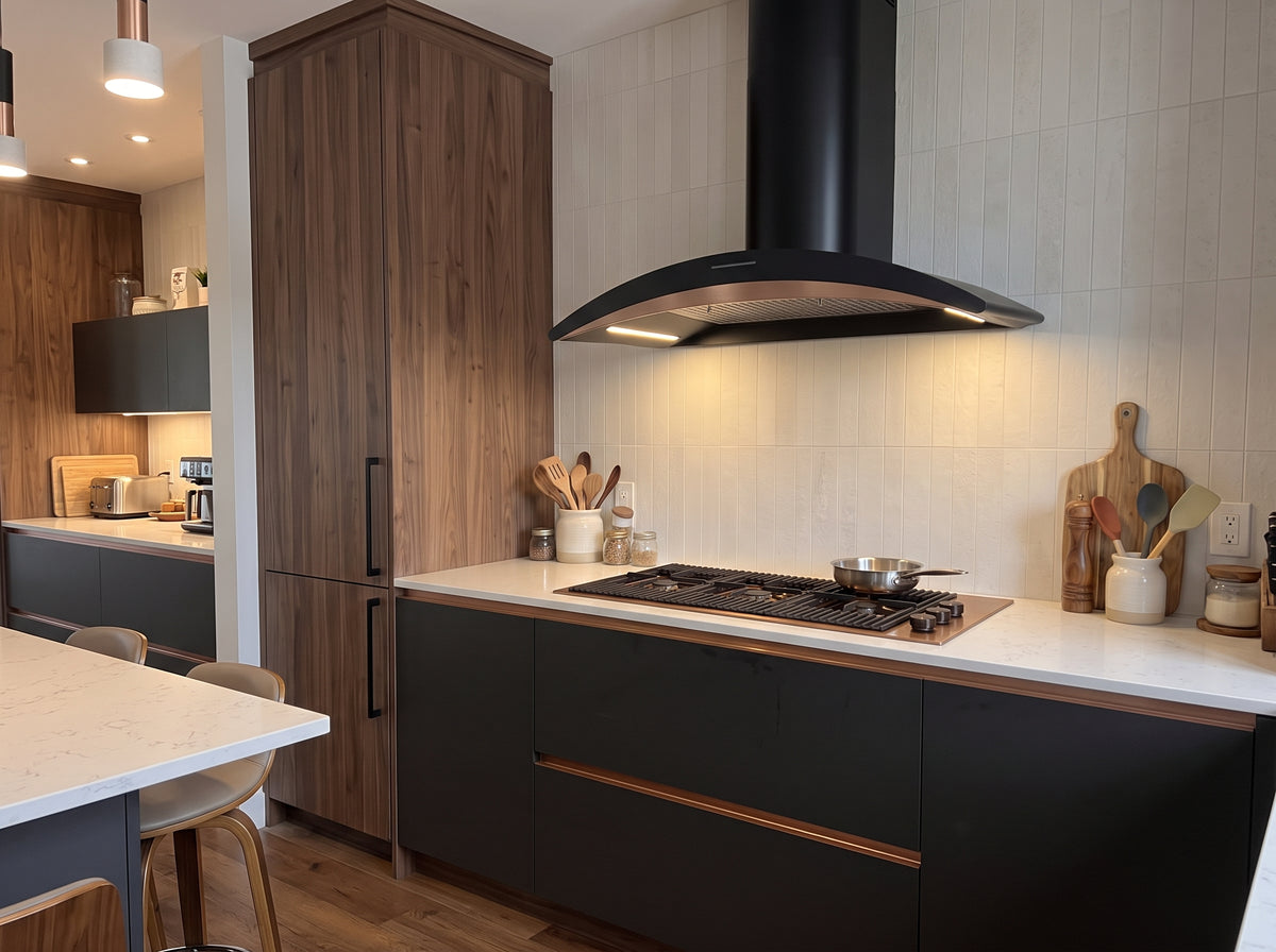 Available in Copper and Matching Gas hob