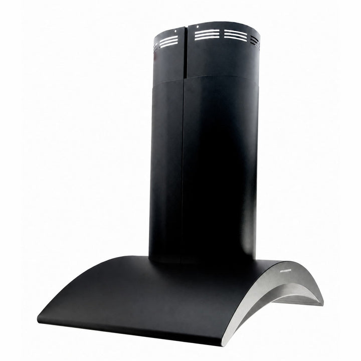 Kitchen island cooker hood 90cm wide with stainless steel fascia