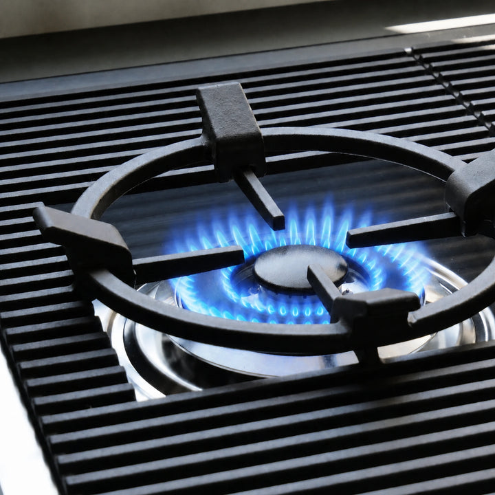 115cm - Milano Lusso 4-Burner Gas Hobs Gold - Copper - Gun Metal - Stainless Steel