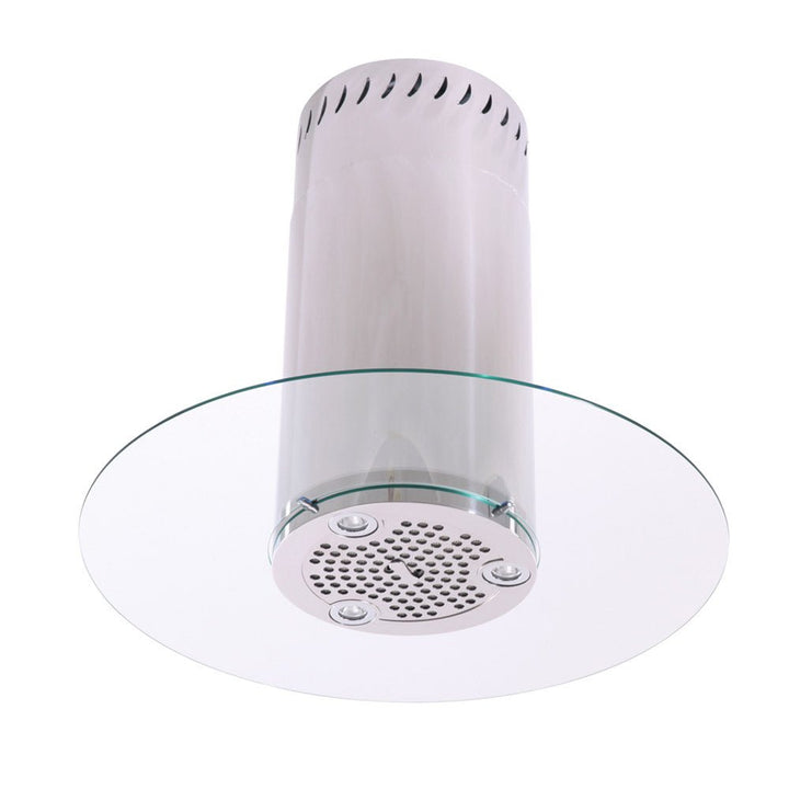 Round Glass - Island Cooker Hood - Luxair Cooker Hoods Limited