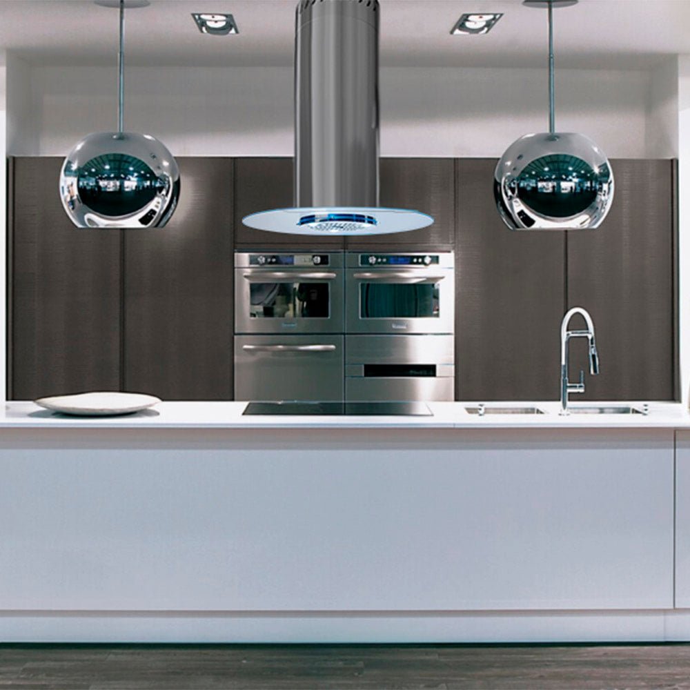 Round Glass - Island Cooker Hood - Luxair Cooker Hoods Limited