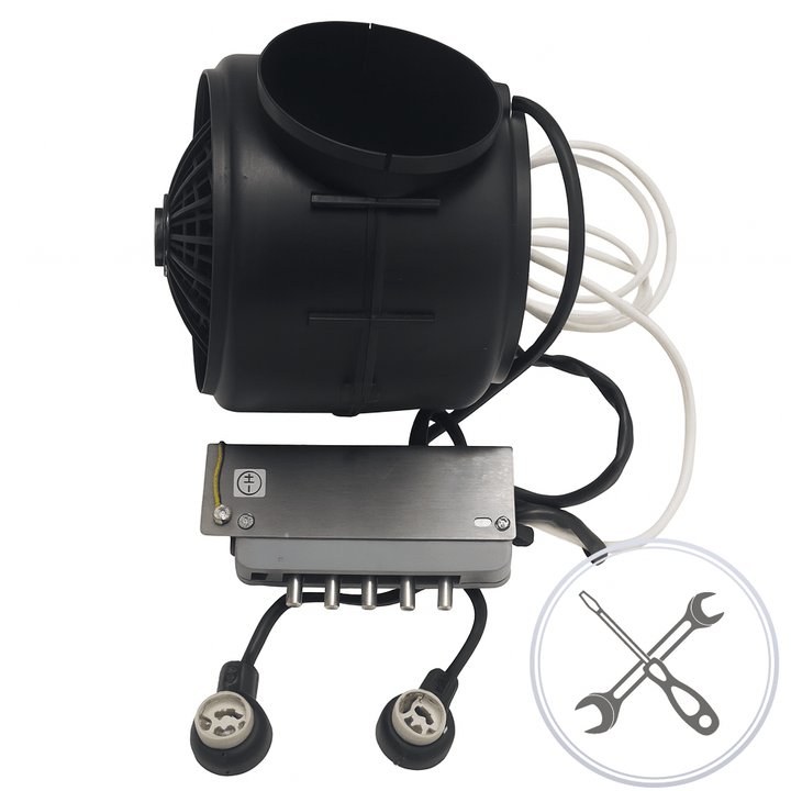 Wall Mounted Motor - Fits Hoods 60cm To 90cm Wide - Luxair Cooker Hoods Limited