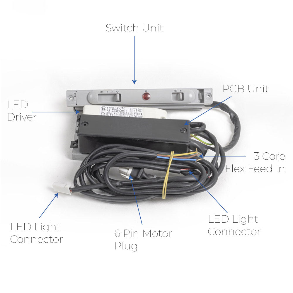 Cooker Hood Switch - 5 - Luxair Cooker Hoods Limited