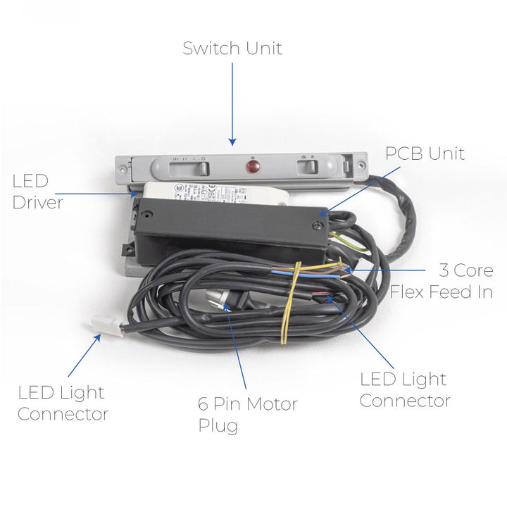 Cooker Hood Switch - 5 - Luxair Cooker Hoods Limited