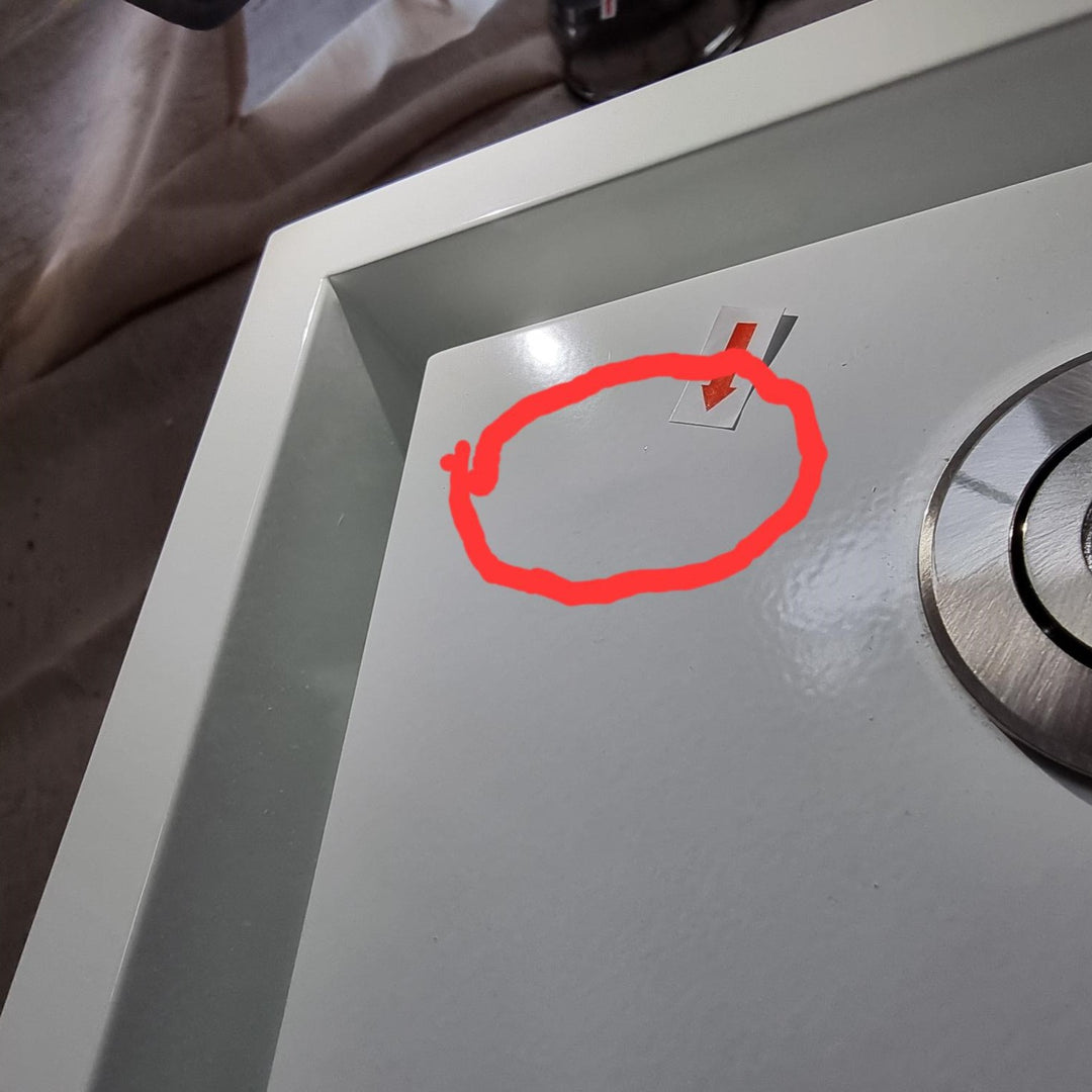 Small Dent In Door Near LED