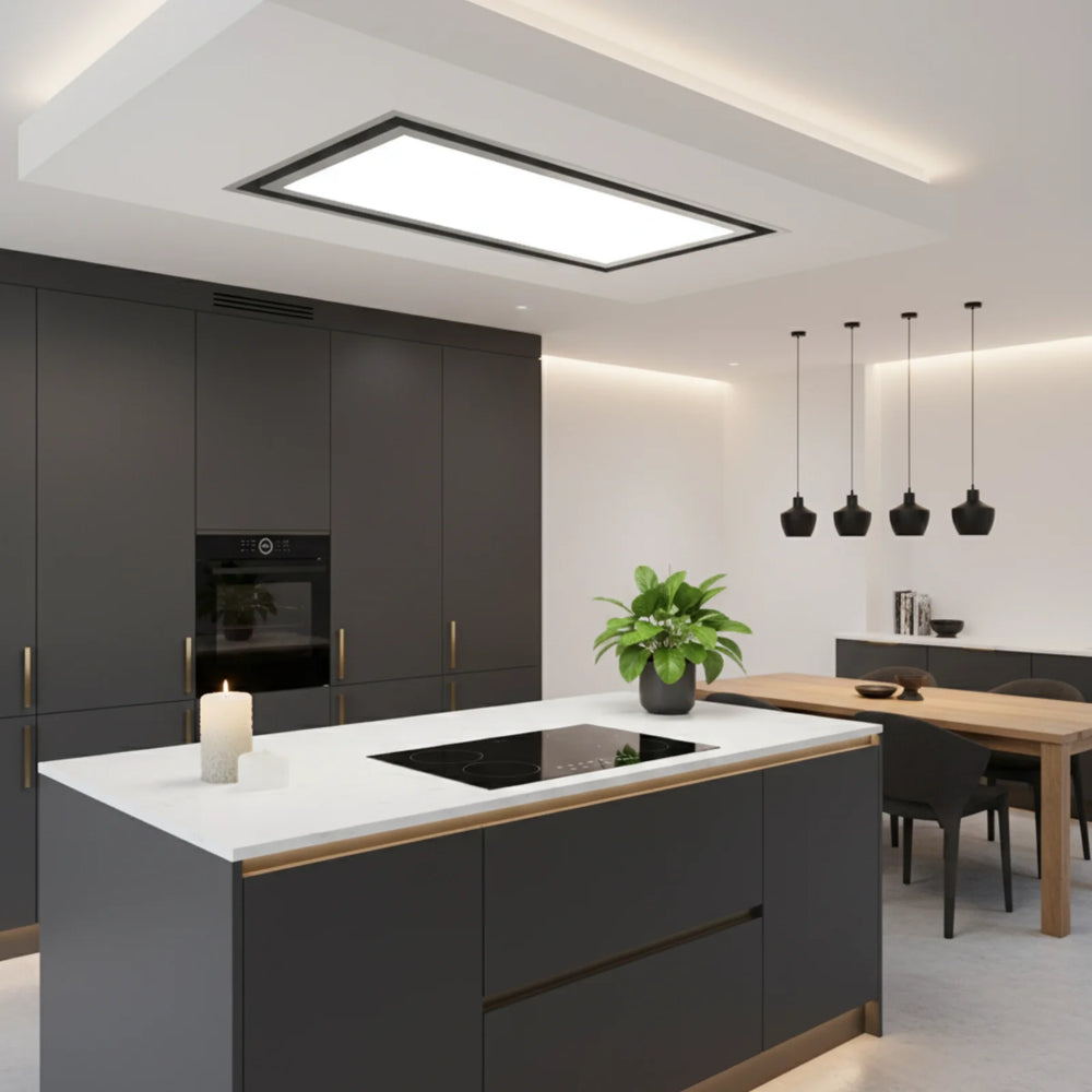 Tolvi 120cm x 50cm full led door stainless steel surround frame 