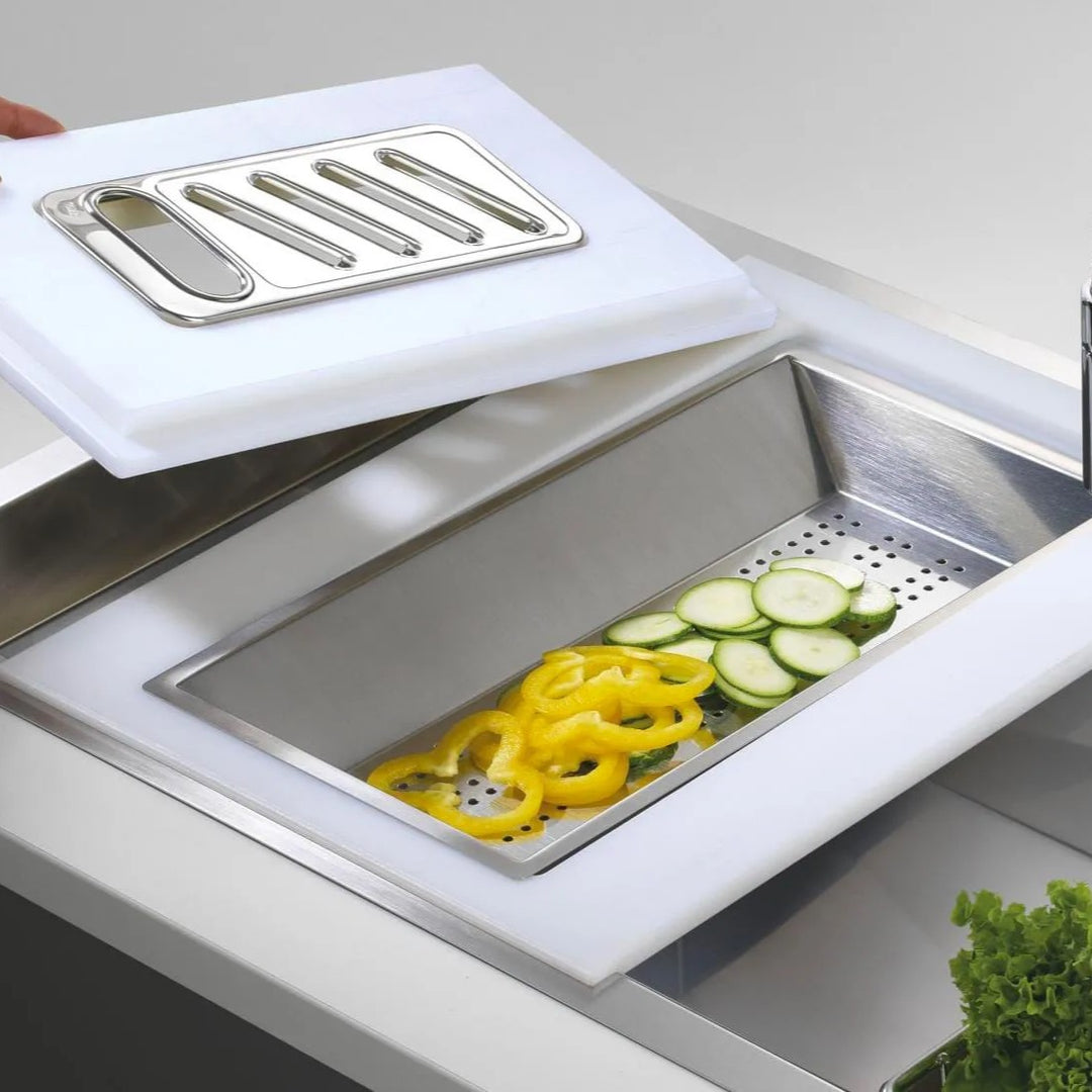 Milanello Sinks Sliding Colander Bowls