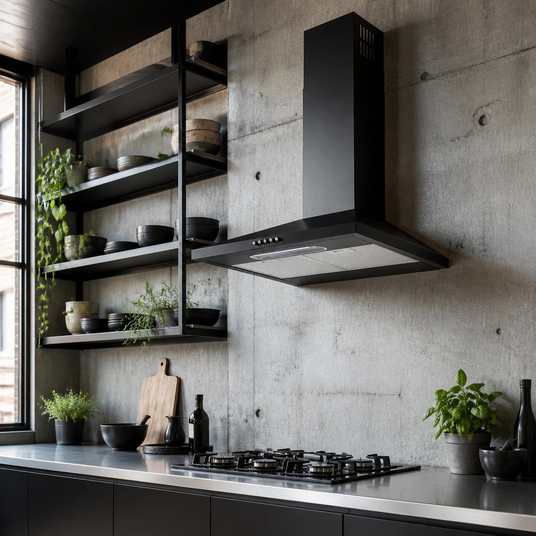 Delta - 60cm Wall Mounted Cooker Hood - Luxair Cooker Hoods Limited