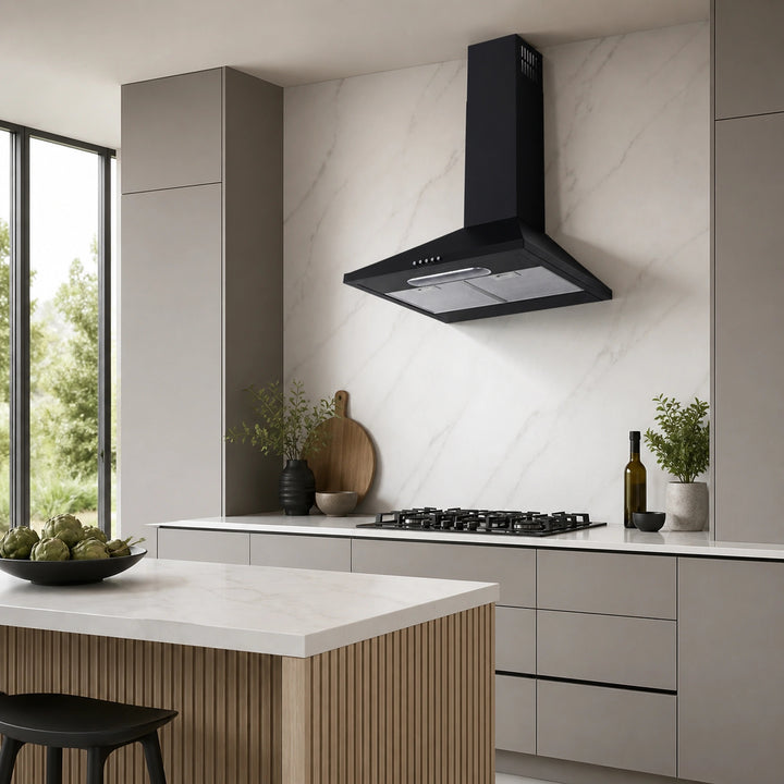 Delta - 60cm Wall Mounted Cooker Hood - Luxair Cooker Hoods Limited
