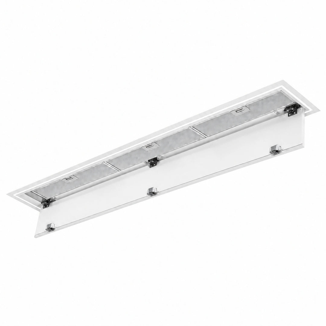ceiling cooker hoods white 180cm x 30cm 