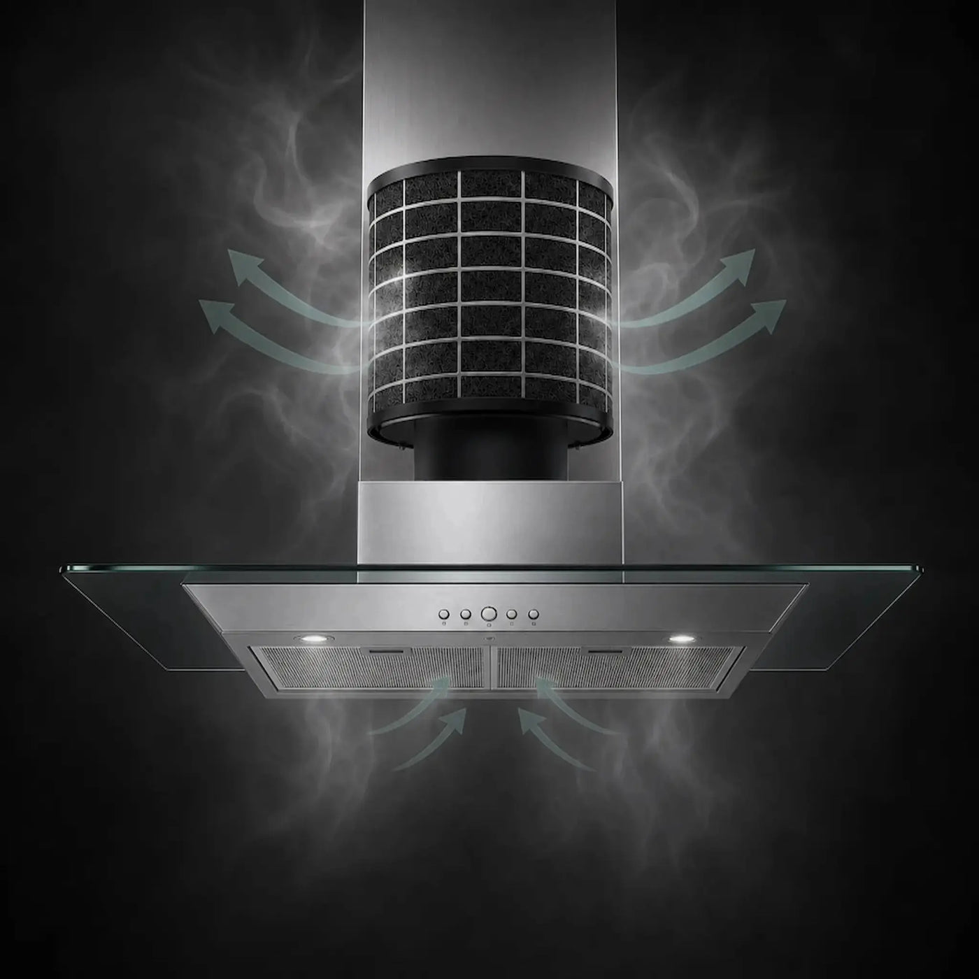 cooker hood plasma filters