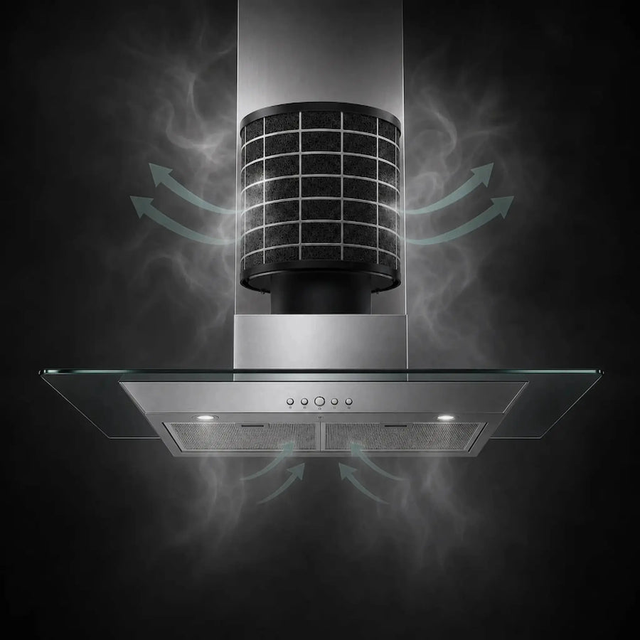 Plasma Cooker Hoods Filter - Fits Any Extractor - Luxair Cooker Hoods Limited