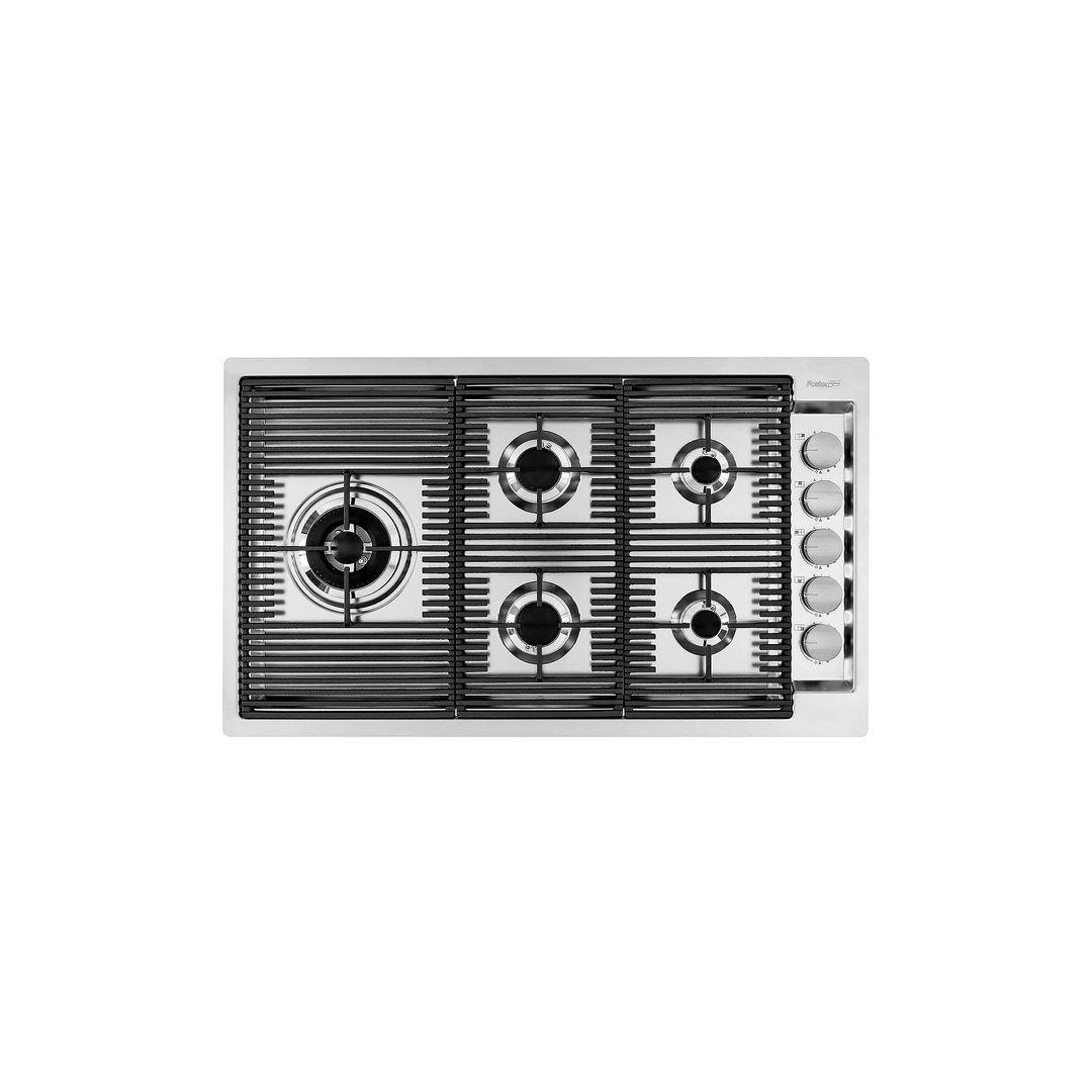 87cm - Milano Lusso 5-Burner Gas Hobs Flush Knobs - Luxair Cooker Hoods Limited