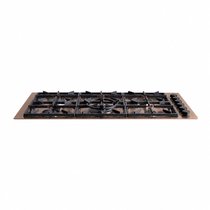 Milano Lusso 115cm 6 Burner Gas Hob - Stainless Steel, Gold, Copper or Gun Metal