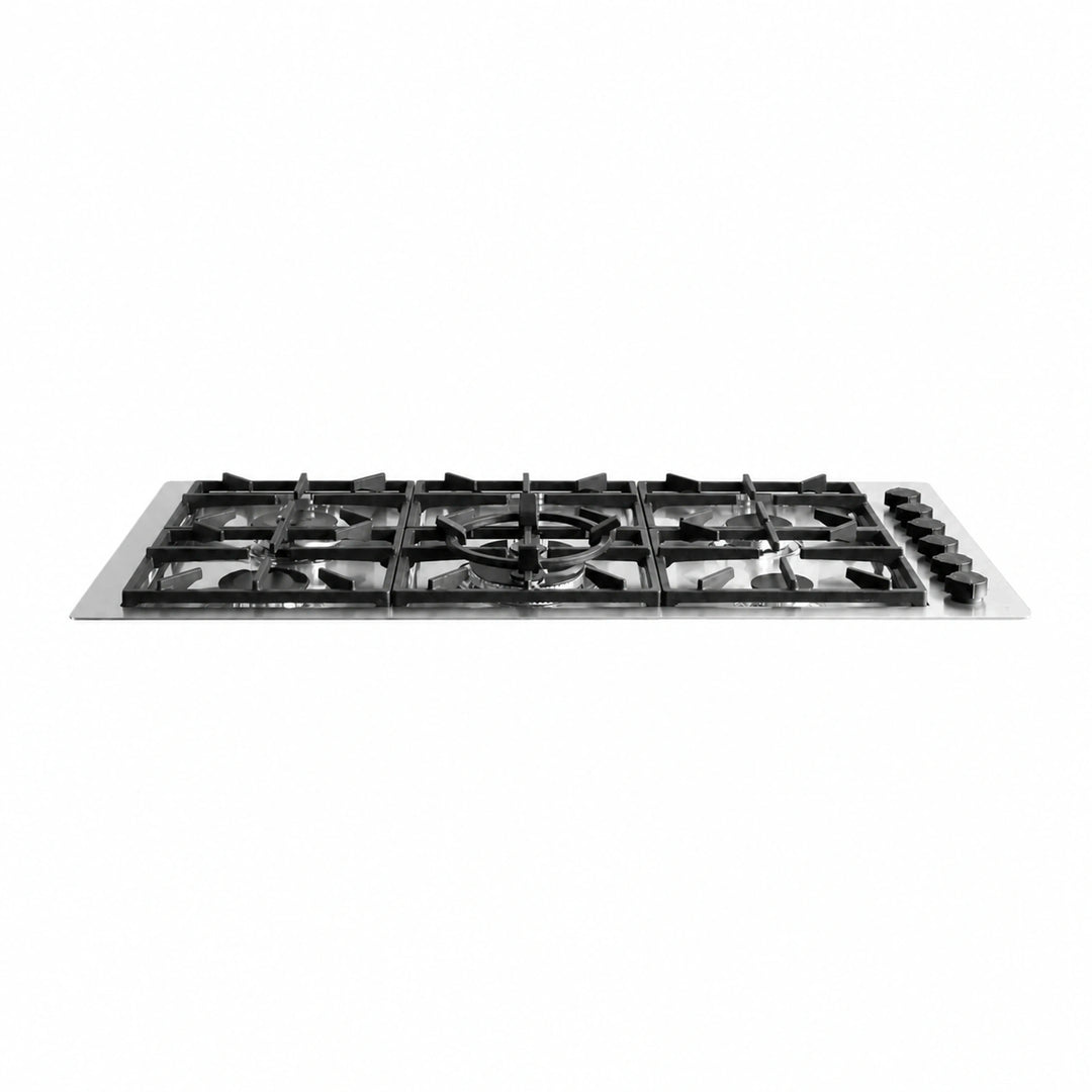 Milano Lusso 115cm 6 Burner Gas Hob - Stainless Steel, Gold, Copper or Gun Metal
