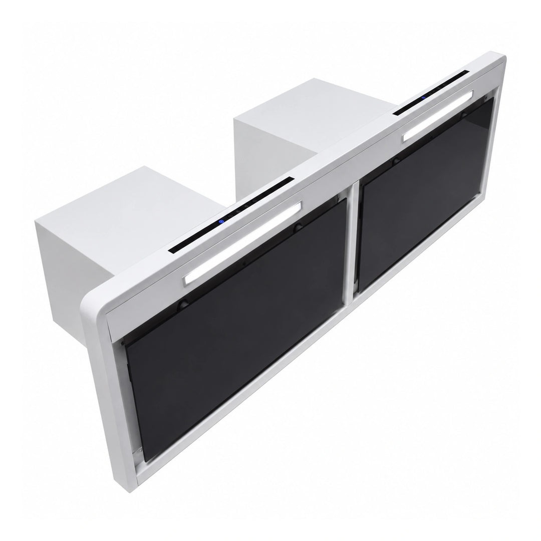 Linea - 150cm Wall Hood Double Twin Motor Free Induction Hob Offer - Luxair Cooker Hoods Limited