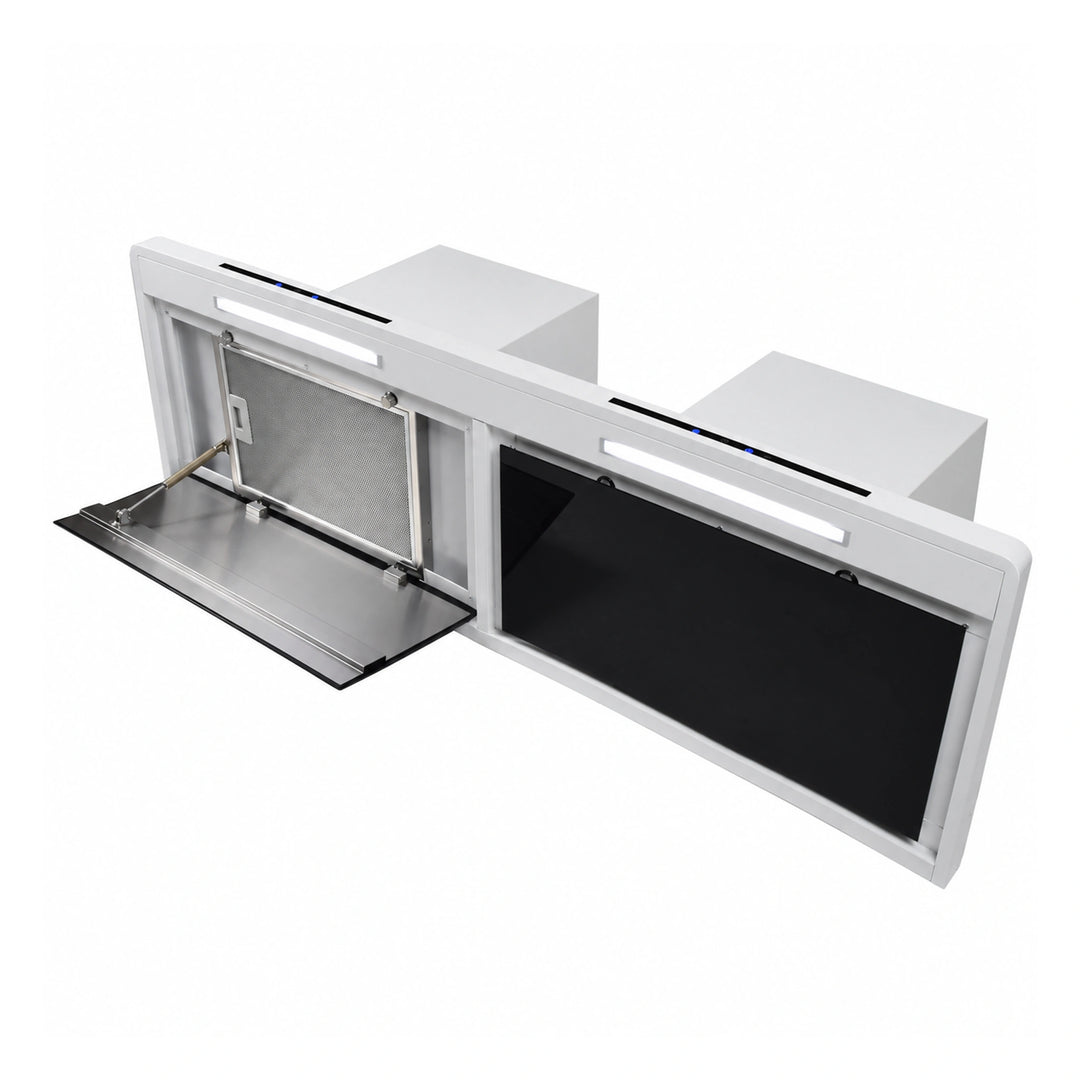 Linea - 150cm Wall Hood Double Twin Motor Free Induction Hob Offer - Luxair Cooker Hoods Limited