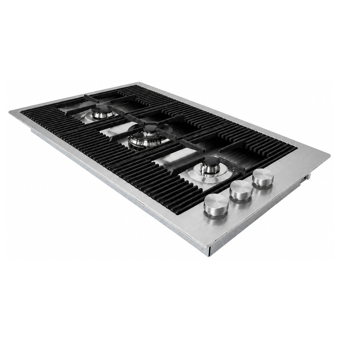 87cm - Milano Lusso 3 -Burner Gas Hobs Gold - Copper - Gun Metal - Stainless