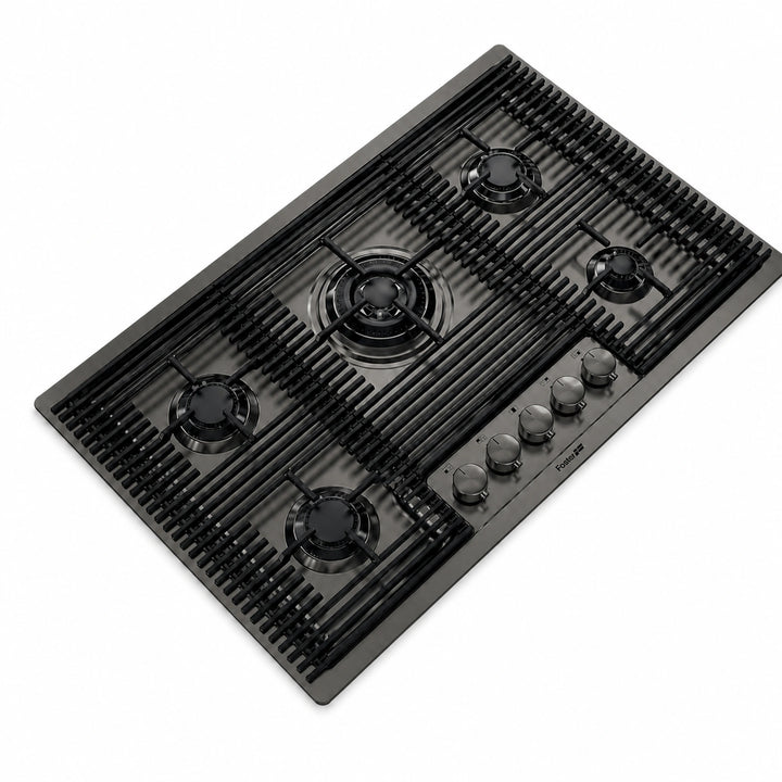 80cm - Milano Lusso 5-Burner Gas Hobs - Luxair Cooker Hoods Limited
