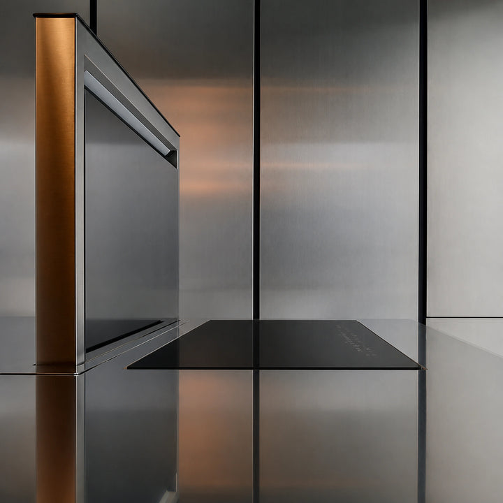 90cm Panoramic Induction Hob Silk Matt Glass - Luxair Cooker Hoods Limited
