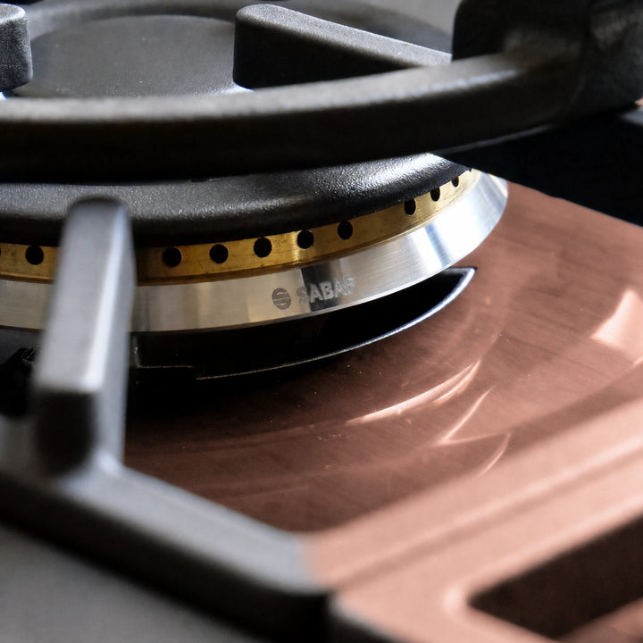 Milano Lusso 115cm 6 Burner Gas Hob - Stainless Steel, Gold, Copper or Gun Metal