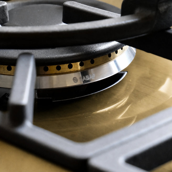 Milano Lusso 115cm 6 Burner Gas Hob - Stainless Steel, Gold, Copper or Gun Metal