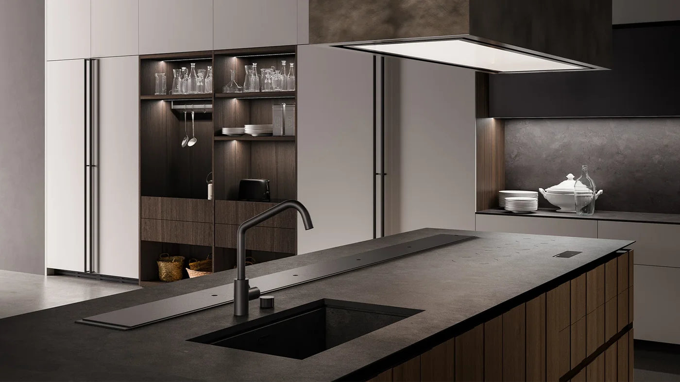 Tolvi 90cm x 50cm full led door stainless steel surround frame lowered box mounted
