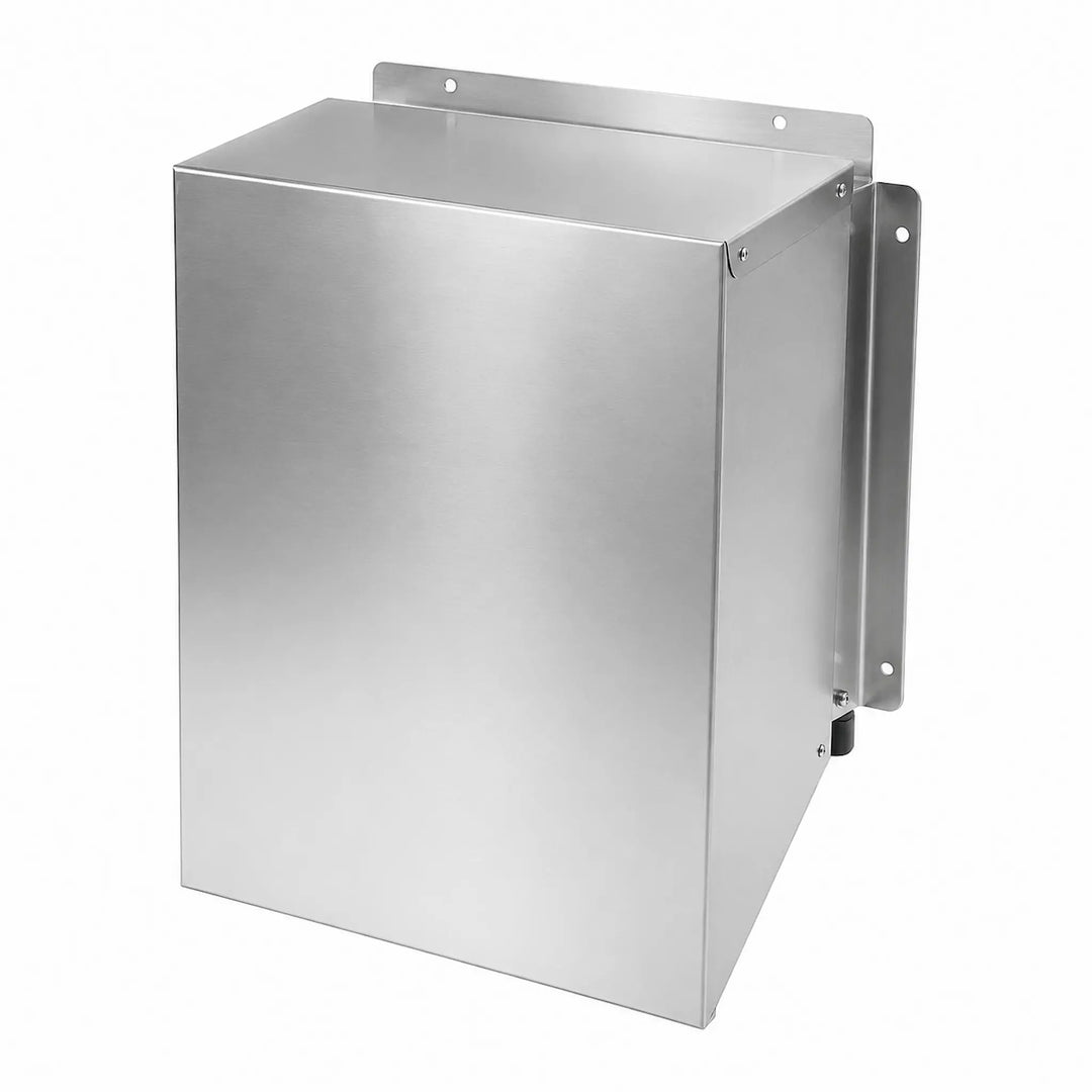 cooker hood extractor external outside wall mounted motor stainless steel