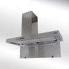 Arezzo - 120cm Wall Mounted Cooker Hood - Stainless Steel - Left Hand Chimney