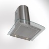 60cm Curved Glass Cooker Hood - Stainless Steel