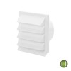 150mm (6") Louvred Wall Vent - White