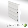 150mm Wall Grille -WHITE