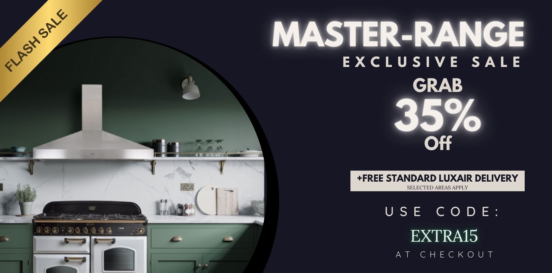 35% Off All Master Range Cooker Hoods