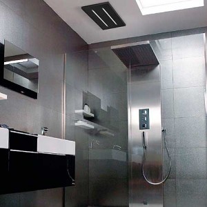 Powerful Bathroom Extractor Fan - 950mm - Black