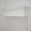 Easy Assembly - Top box simply sits on top of the corbels