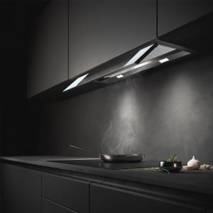 85cm Canopy Cooker Hood With Glass Visor - Stainless Steel