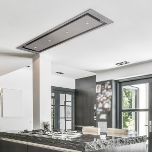 120cm Ceiling Cooker Hood Extractor Stainless Steel Finish 