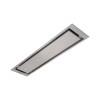 Anzi - 120cm x 30cm Ceiling Cooker Hood - Stainless Steel 