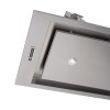 Anzi - 120cm x 30cm Ceiling Cooker Hood - Stainless Steel 