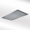 Designer stainless steel ceiling hood with 8 x small LED lights