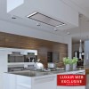 100cm ceiling cooker hood Adjustable LED Lighting - 2950° kelvin to 6500° kelvin