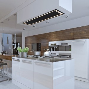 Best ceiling cooker hoods by Luxair 120cm Black