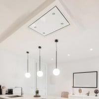 ceiling cooker hood white