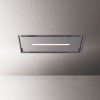 Modern ceiling cooker hood with led light bar Synergy ss