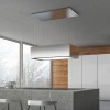 Adjustable Ceiling hood includes mounting plate and long life filter